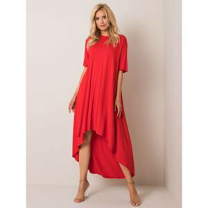 Red oversize dress