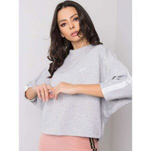 Grey-white sweatshirt by Brigitte FOR FITNESS