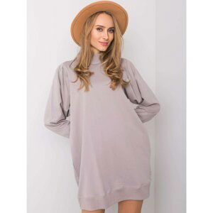 YOU HAVE ME Grey Sweatshirt Dress