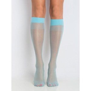 Light blue knee socks