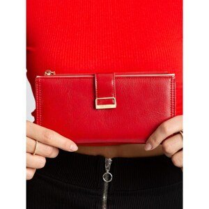 Women´s red eco leather wallet