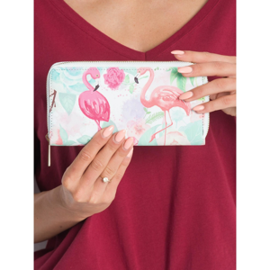 White flamingo wallet