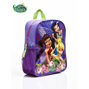 Backpack for a trip for a girl with the FAIRIES motif