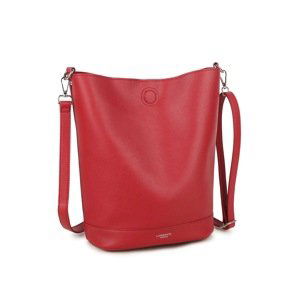 LUIGISANTO Dark red bag with a belt