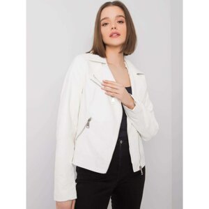 White jacket made of ecological leather