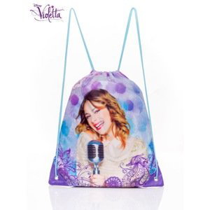 Violet sack-type purple backpack