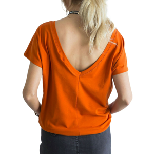 Back T-shirt in dark orange