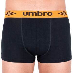 Men&#39;s boxers Umbro short black with orange rubber