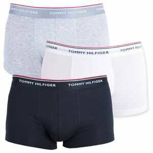 Set of three hip boxer shorts in black, gray and white Tommy Hilfiger - Men