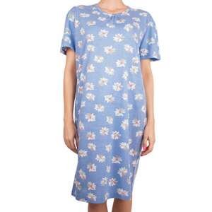 Women´s nightgown Molvy blue with flowers