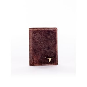 Rectangular light brown men´s wallet
