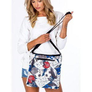 Fabric bag with sports prints