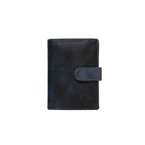 Men´s dark blue leather wallet