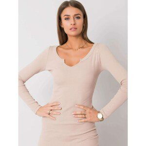 RUE PARIS Beige tight dress