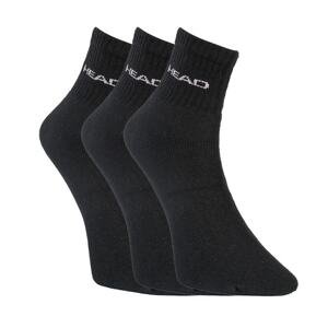 3PACK socks HEAD black (751003001 200)
