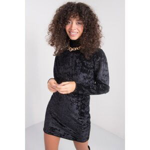 BSL black velour top