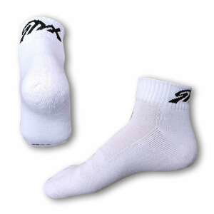 Styx fit white socks with black inscription (H231)