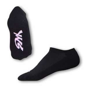 Styx indoor socks black with pink inscription (H214)