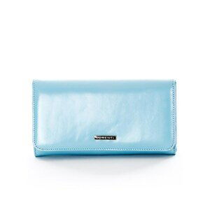 Women´s light blue leather wallet