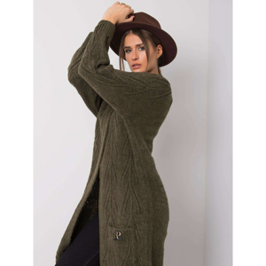 RUE PARIS Khaki long sweater