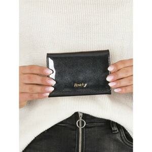 Women´s black patent leather wallet