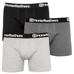 3PACK Men's Boxer Shorts Horsefeathers Multicolored (AM067D)