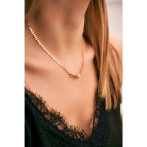Women's Gold Necklace Chain Gem Infinity Constance