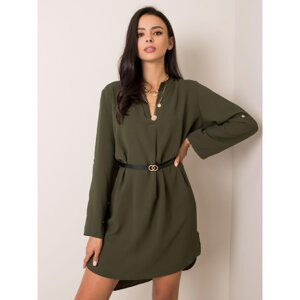 Khaki loose dress