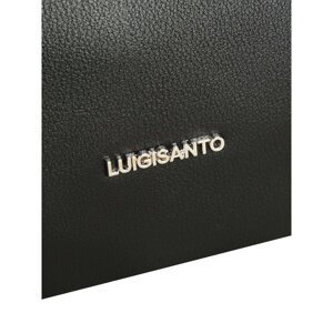 LUIGISANTO Black bag made of ecological leather