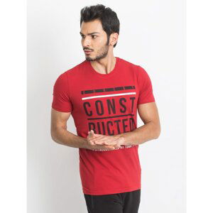 Men's red T-shirt TOMMY LIFE