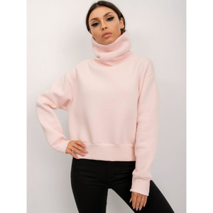 Light pink women´s cotton sweatshirt RUE PARIS