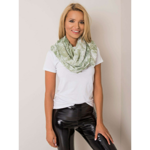 Women´s green checkered scarf