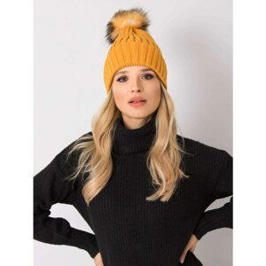 Mustard hat for winter