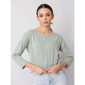 Women´s pistachio cotton blouse