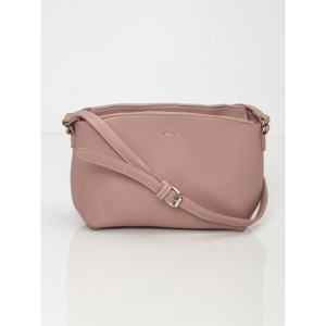 Pink eco leather handbag