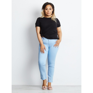 Light blue women´s plus size jeans