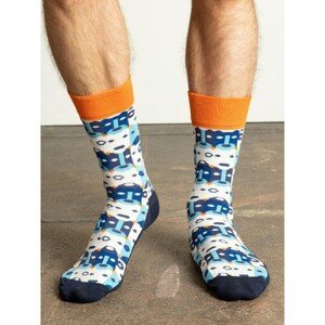 Men´s navy blue and blue socks