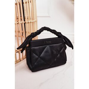Small Quilted Purse On A Chain NOBO NBAG-K1330 Black