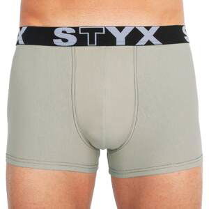 Men&#39;s boxers Styx sports rubber light gray (G1062)