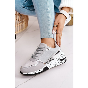 Women’s Wedge Sneakers Silver Avery