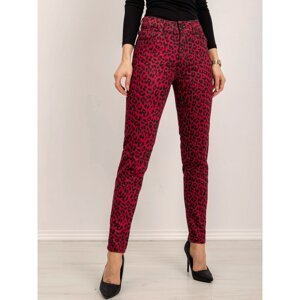 BSL Dark red jeans with spots