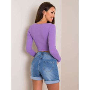 Purple short blouse