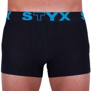 Men&#39;s boxers Styx sport rubber black (G961)