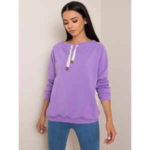 RUE PARIS Ladies´ purple sweatshirt