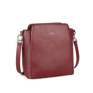 LUIGISANTO Maroon bag made of ecological leather