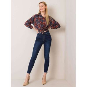 Blue women´s denim pants