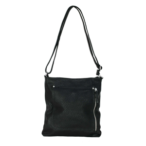 Ladies´ black rectangular handbag