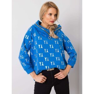 Women´s blue hoodie