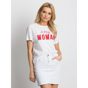 EVERY WOMAN white t-shirt