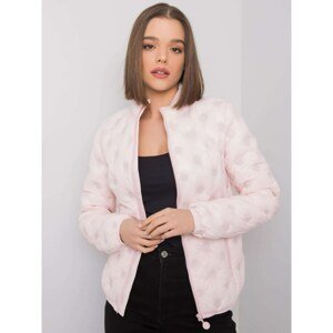 Light pink transitional jacket without a hood